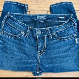 GUC - SILVER - W29/L33 - HIGH RISE SUKI SUPER SKINNY Jeggings blue